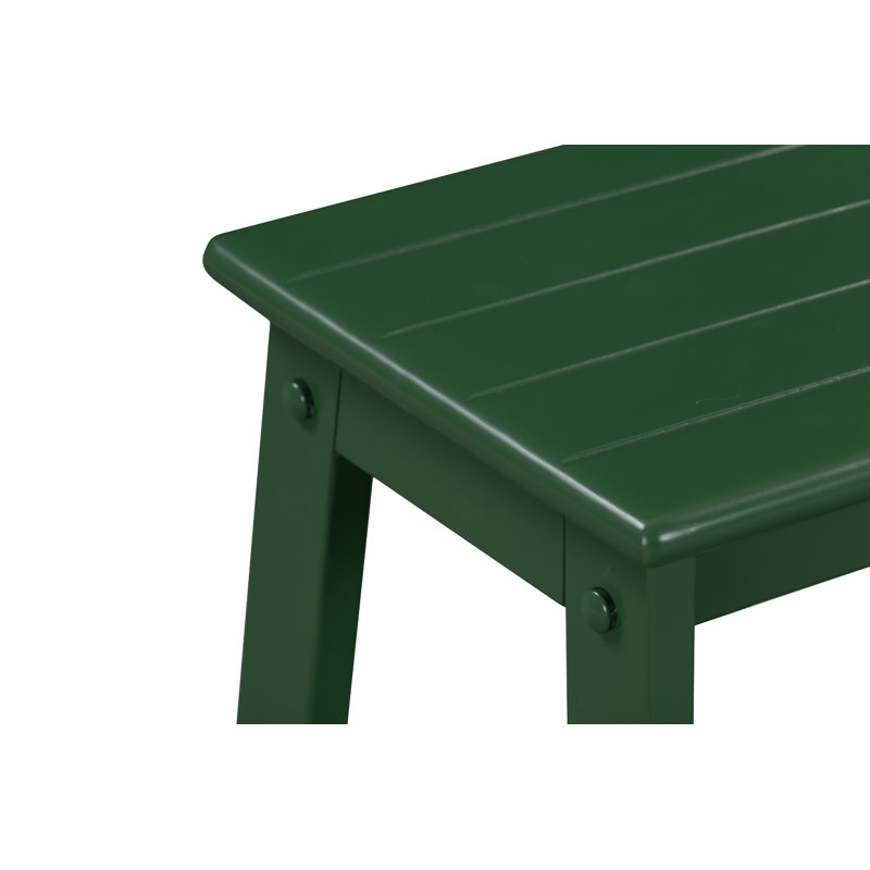 Danyell 3 - Step Wood Folding Step Stool, Equestrian Green
