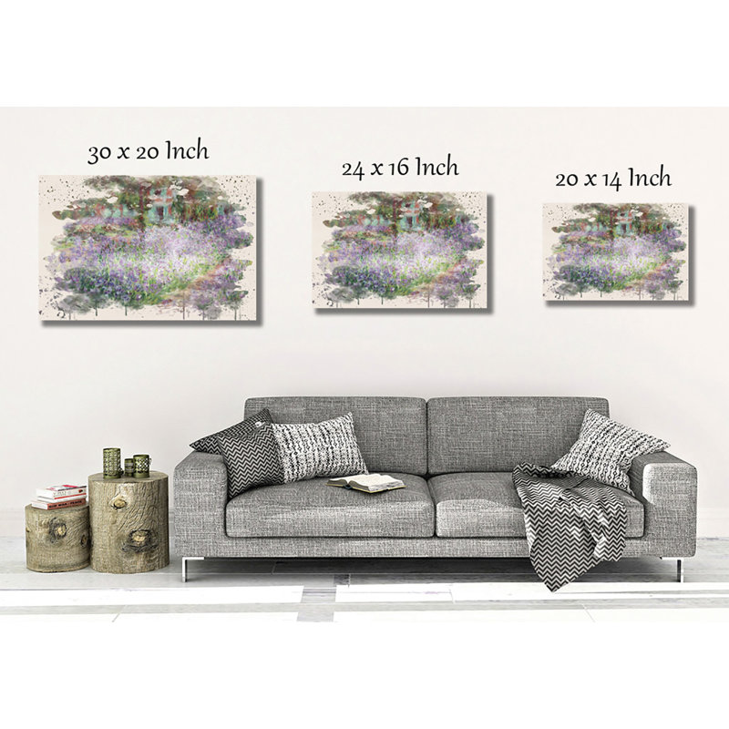 Claude Monet - Wrapped Canvas Painting, 40cm H x 60cm W