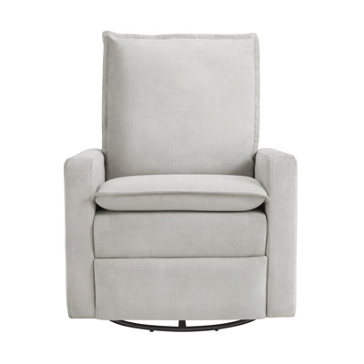 Oxford Baby Uptown Upholstered Glider Recliner Rocking Chair Swivel for Nursery & Living Room