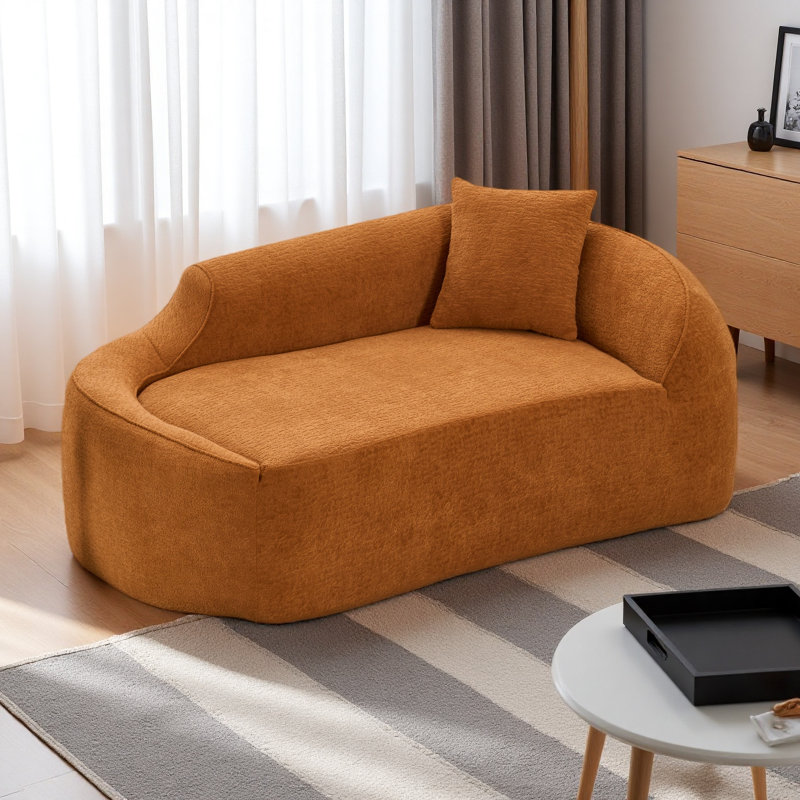Chaise longue longue à compression Compression, Orange