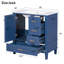 Ensemble de meuble-lavabo moderne 30 po avec lavabo 30 po-611525914
