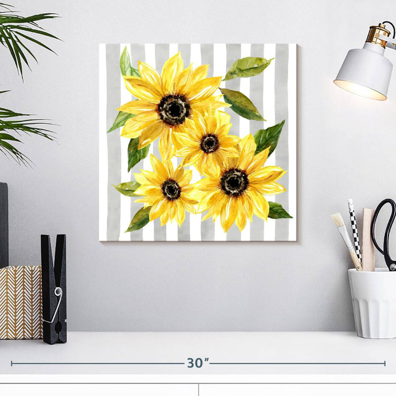 Harnek Sunflower Array II, H 16 po x l 16 po