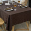 Nappe de couleur brune oblongue et résistante aux taches et à la décoloration pour salle de bain Marina-36102815-36102805