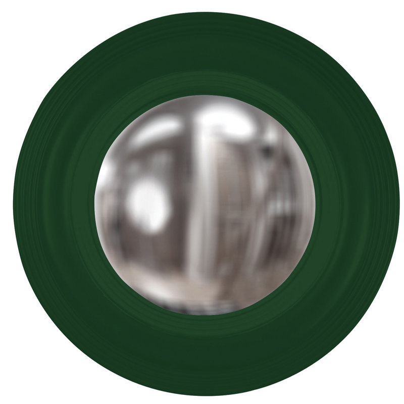 Round Mirror, Hunter Green