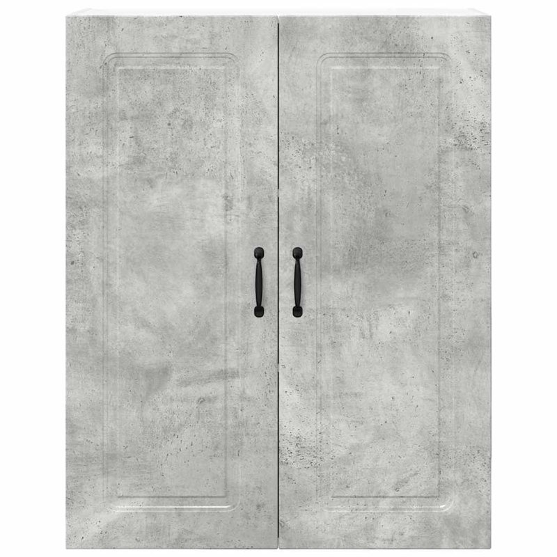 Vidaxl Kitchen Wall Cabinet With Shelf Sonoma Oak 80 X 31 X 100 Cm, 100cm H x 80cm W x 31cm D, Concrete Grey