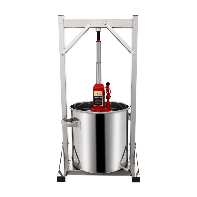 YYBUSHER 5.8Gal Stainless Steel Manual Fruit Wine Press