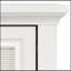 Armoire de rangement avec portes décoratives en rotin et tablette de rangement réglable