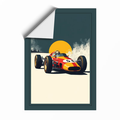 Speed and Sunlight Retro - Framed Print