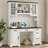 Denanne 58'' W Computer Desk with Outlet and Hutch for Home Office-104202311