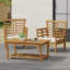 2 CHAISES CLUB CAYDON + TABLE