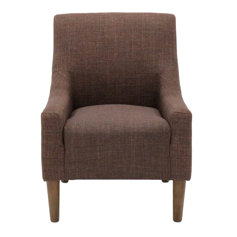 Fauteuil l 25,5 po, Mélange de polyester brun