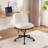  Armless Home Office Chair With Rocking Backrest Swivel & Height Adjustable Seat
