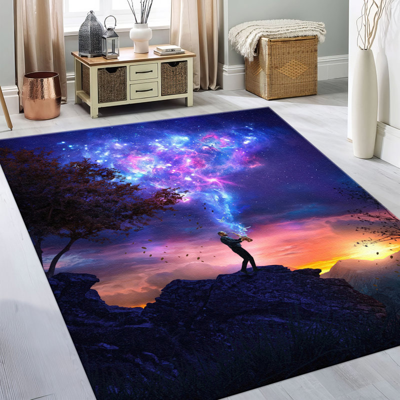Tapis doux non tissé avec motif géométrique complexe pour une utilisation intérieure dans le salon, la chambre à coucher ou le bureau