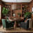 Suratto Pendant - 30"W x 23.25"H - Matte Black/Medium Walnut-394737189