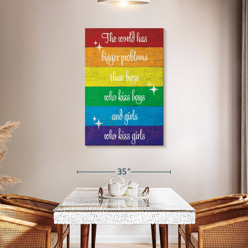 Tergel Bigger Problems Than Pride, 45" H x 30" W