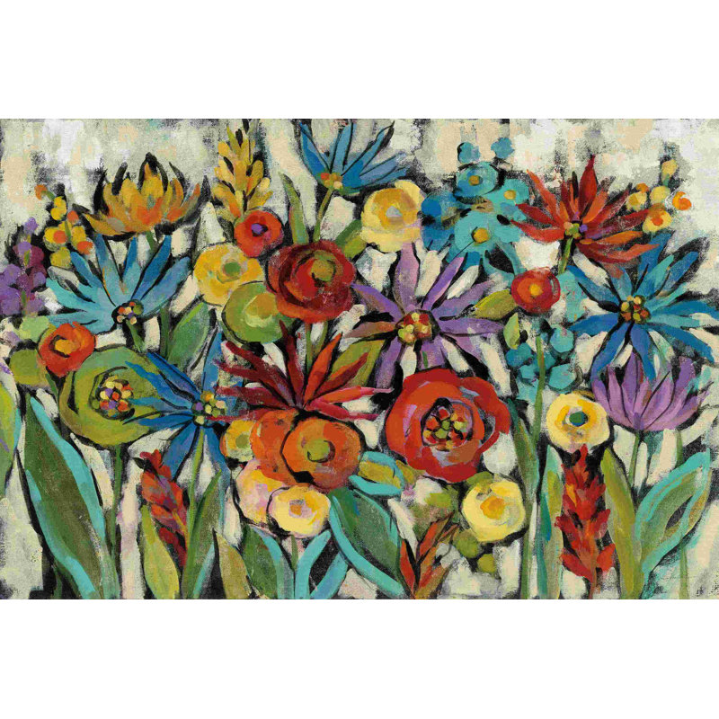 " Confetti Floral I " by Silvia Vassileva, 8" H x 12" W