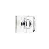 Double Dummy Windsor Crystal Knob with Square Rose