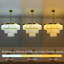 Lustre moderne à 3 niveaux en albâtre, 16 lumières, 34 pouces, suspension ronde-1419637604