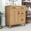 Meuble-lavabo 30 po avec 1 porte à fermeture douce, tiroirs et tablette
