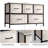 Sorbus 9" Square Tile Floating Shelves with Invisible Brackets Set of 3 in Rustic