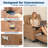 Sleeper Chair Pull Out Bed, 4-in-1 Convertible Sofa with Massage & USB Port for Small Spaces-273681997