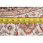 Tapis de oriental rouille/zone blanche rond
