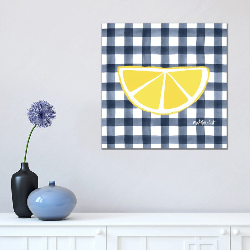 Half Lemon by Imperfect Dust - Wrapped Canvas Gallery-Wrapped Canvas Giclée, 45.72cm H x 45.72cm W