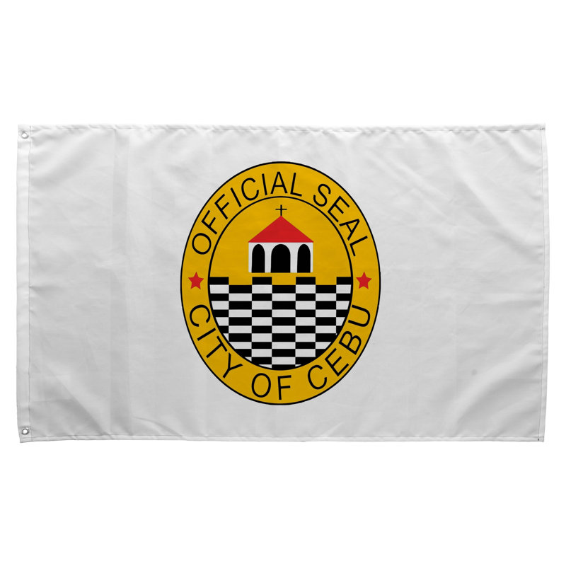 Drapeau de la ville de Cebu - Drapeau