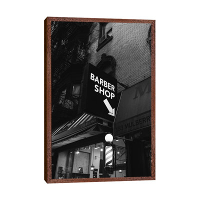 Manhattan Barber Shop by Bethany Young - Print on Canvas