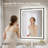 Modern Bathroom LED Mirror with Tempered Glass, Beveled Frame Vanity  Aluminum Frame Wall Mirror-126347604-126347609