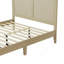 Lit plateforme solide avec rotin-1400441626