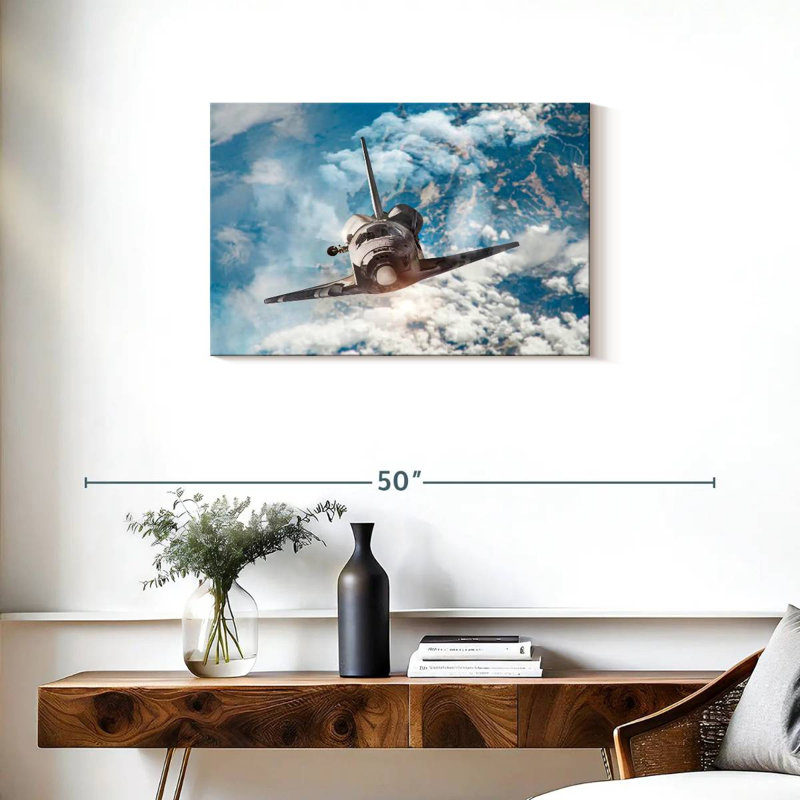 Oberle Spacecraft Ascent, 20" H x 30" W