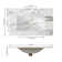 Ancillary 3-Hole 30" Classic Contemporary Rectangular Ceramic Single Sink Basin Vanity Top