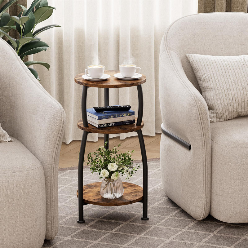End Table, Rustic Brown