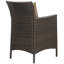 Chaise de salle à manger en rotin et osier Bocabec par Havenside Home-995273848-995238423