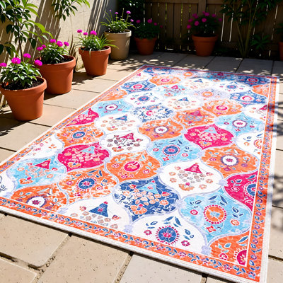 MAVAL Cream Washable Adrienna Runner Adrienna
