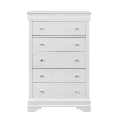 Commode blanche en métal