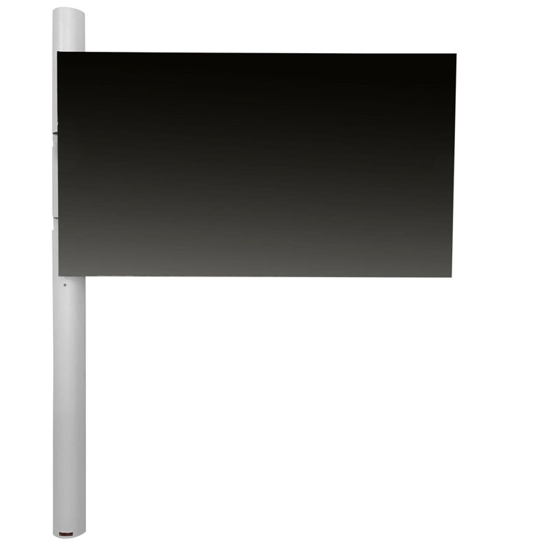 Proietti Brayden Studio Single Screen Wall Mount, White