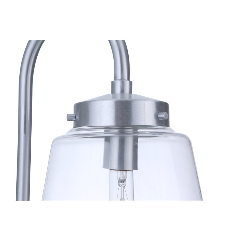 Ammadis Transparent Lantern Head, Satin Aluminum