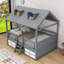 Lit mezzanine avec tiroirs Yacine Kids-155190287-155190280
