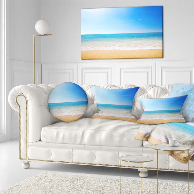 Oreiller de mer en mer tropical, 12 po x 20 po, Coussin lombaire