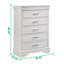 Ensemble de chambre à coucher standard 5 pièces Mayodan-70103496-70103497