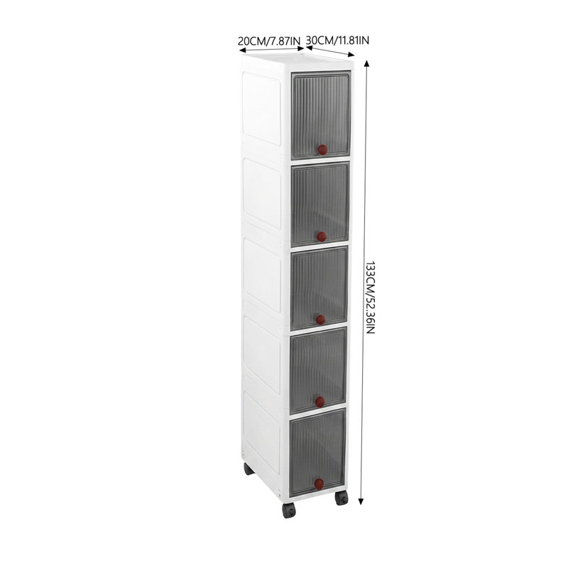 4 Drawer Storage Drawer, 5