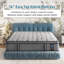 Matelas hybride à ressorts ensachés en mousse à mémoire de forme 14 po Bovedon-1911276972-1944835935