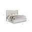 Grand lit standard capitonné Fazeley-308730264