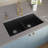33 in. x 19 in. Quartz Undermount 50/50 Double Bowl Kitchen Sink-100413116