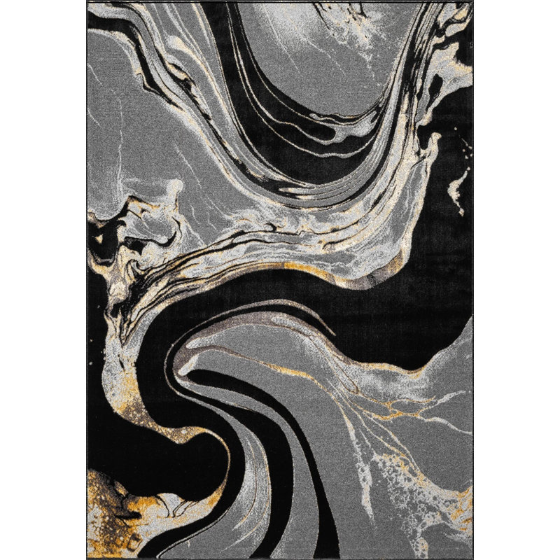 Abstract Area Rug, Rectangle 120 x 170 cm
