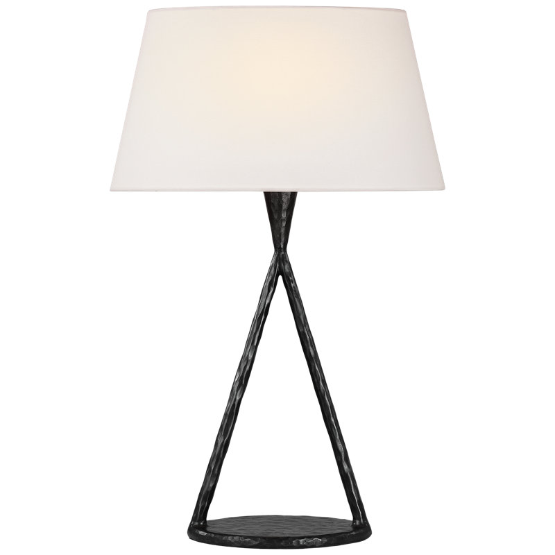 Ian K. Fowler Table Lamp, Aged Iron
