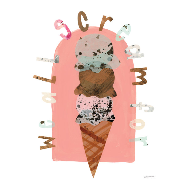 Ice Cream I par Haley Knighten, H 32 po x l 24 po