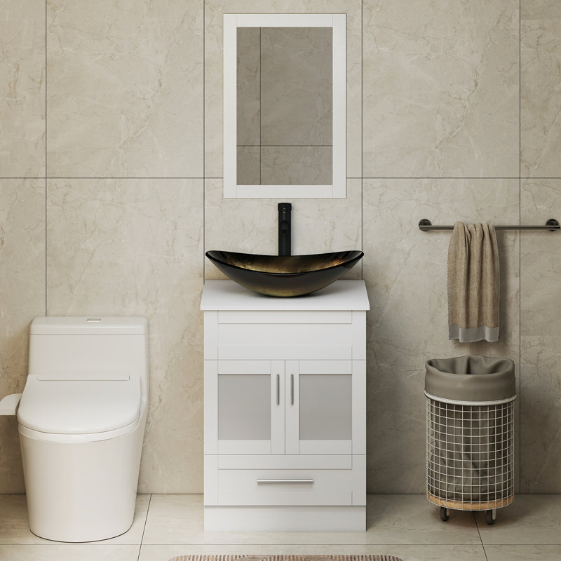 Alvin 24'' Bathroom Vanity With Sink